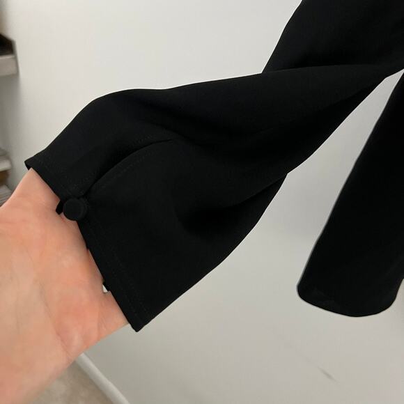 Lafayette 148 Blouse Ruffle High Neck Button Back Women Size XXL NEW - Picture 7 of 13